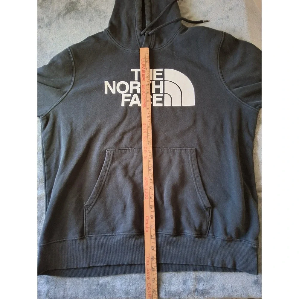 The North Face Mens Half Dome Pullover Hoodie Black XL Logo Sweatshirt NF0A4M4B